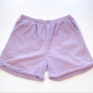 Vintage Lilac High Rise Mom Shorts